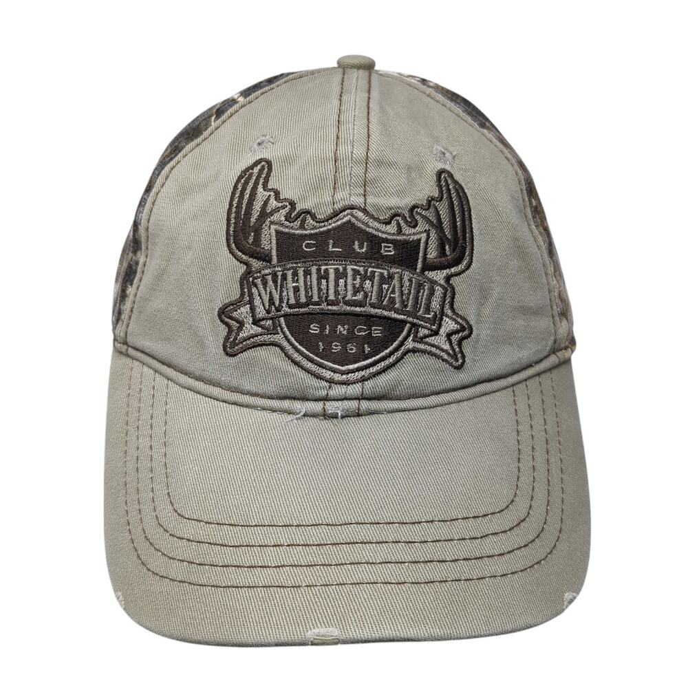 Club Whitetail Since 1961 Baseball Cap Multi OS Adjustable Camouflage Open Road